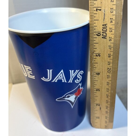 Toronto Blue Jays Collectible Cup Churchill 6.5" Tall Blue White Plastic - Picture 4 of 8
